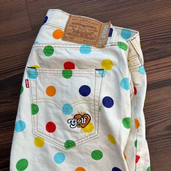 LEVI’S® X GOLF 501® ’93 JEAN 36X32 - Picture 7 of 13